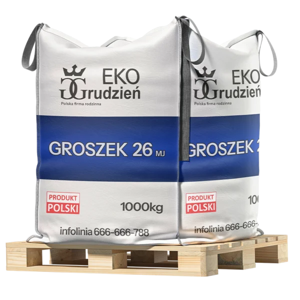 Groszek Eko Grudzień 26 MJ - big bag 1000 kg