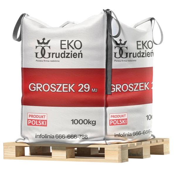 Groszek Eko Grudzień 29 MJ - big bag 1000 kg