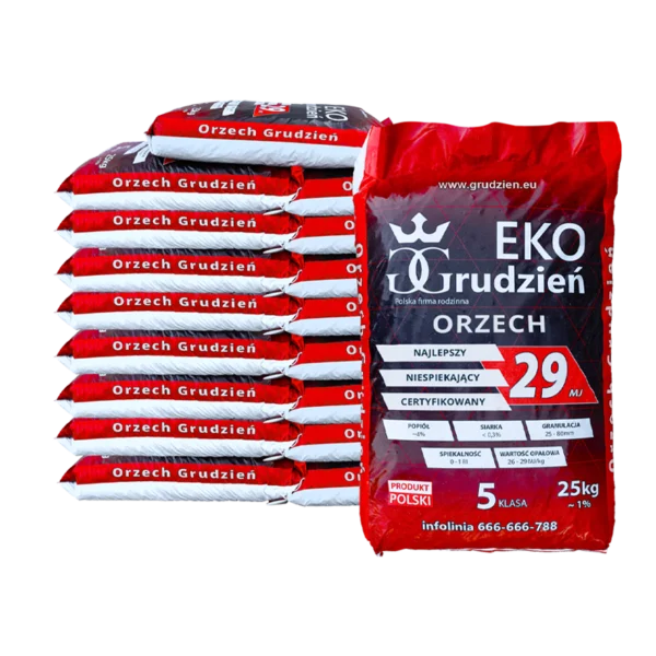 Orzech Eko Grudzień 29 MJ - worek 25 kg